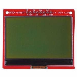OPEN-SMART® 3,3 В 2,4 дюйма 128 * 64 последовательный SPI, монохромный LCD Дисплей Модуль платы без подсветки для Arduino UN0 Nano