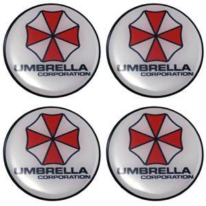 Силиконовые эмблемы на колпачки Umbrella 75 мм