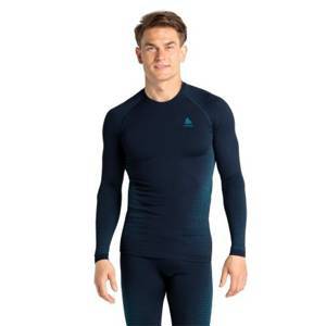 Odlo Langarmshirt Performance Warm Eco (warm, hohe Bewegungsfreiheit) Unterwäsche saphirblau Herren