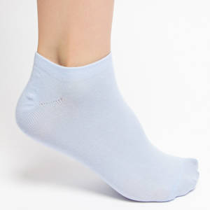 Укороченные женские носки Цвет голубой