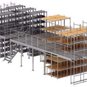 Мезонинный стеллаж (S=816 м²)