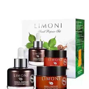 Набор Snail Repair Set (Ampoule 25ml+All in one Cream 50ml), LIMONI