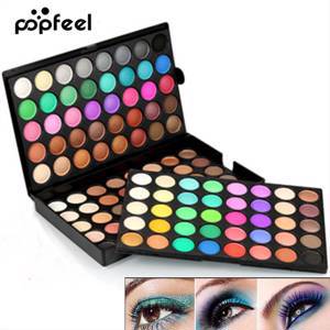 Popfeel New 120 Colors Professional Makeup Pearly Shimmer Matte Nude Eyeshadow Powder Palette Waterproof Eye Shadow Set