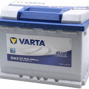 Аккумулятор VARTA Blue Dynamic (D43) 60 Ач 540 А прямая полярность