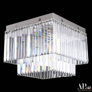 Люстра хрустальная SH10.42.C.Ni.E14.PK APL LED