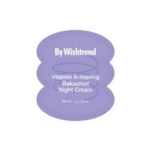 By Wishtrend Крем для лица ночной ретинол и бакучиол - Vitamin A-mazing bakuchiol night cream, 1г