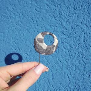 Брошь Кольцо из полимерной глины