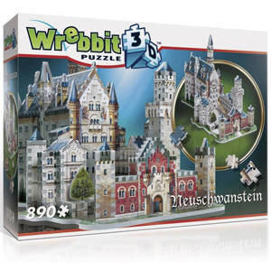 Neuschwanstein Castle 3D Puzzle (890Pc)