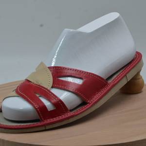 006-35  Обувь домашняя (Тапочки кожаные) размер 35