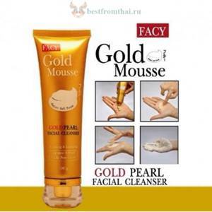 Очищающая пенка для лица Facy Gold Mousse