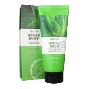 Пенка для умывания с экстрактом алоэ [Lebelage] Aloe Soothing Cleansing Foam