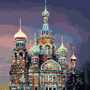 Картина по номерам RDG-2308 Спас на Крови(Санкт-Петербург) 40 на 50 см