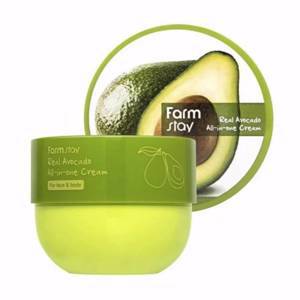 FarmStay Real Avocado All-In-One Cream Многофункциональный крем с маслом авокадо для лица и тела, 300 мл