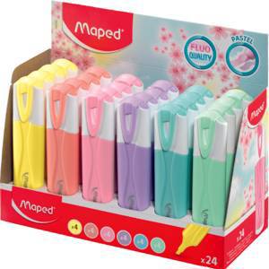 Текстовыделитель FluoPeps Classic Pastel, 24 шт.