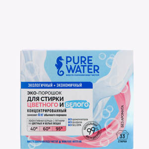 Стиральный порошок Pure Water, 1 кг