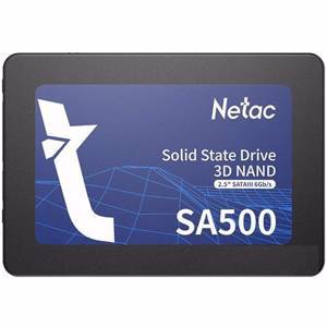 Внутренний SSD Netac 120GB SA500 NT01SA500-120-S3X, SATA-III, R-W - 500-400 MB-s, 2.5, 3D NAND