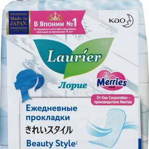 Laurier Beauty Style Женские гигиенические прокладки на каждый день без запаха 36 шт