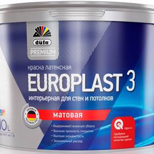Краска водно-дисперсионная düfa Premium EUROPLAST 3