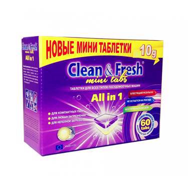 Новые таблетки для ПММ mini tabs от LOTTA Clean&Fresh - экономно и удобно!