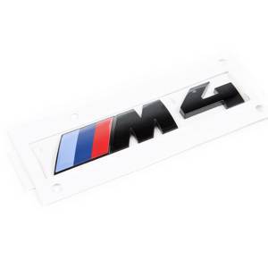 BMW F82 M4 Trunk Emblem - Gloss Black