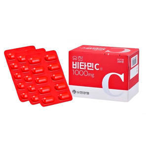 YUHAN VITAMIN C 1000MG (1 box, 100 tablets), Таблетки с витамином С (1 коробка, 100 таблеток)