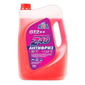 Антифриз AGA Z40 красный G12++ ‎(4.73 л/5 кг)