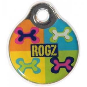 Адресник пластиковый RogZ ID Tag Pop Art Navy