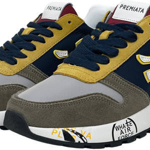 Premiata Mick 2338 Синие с бежевым