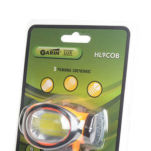 GARIN LUX HL9COB налобный 3Вт BL1