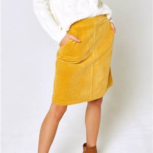 A-line cord skirt