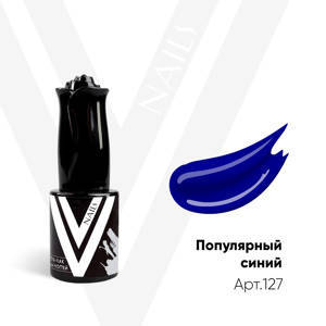 Vogue Nails, Гель-лак матовый Популярный синий, 10 мл.