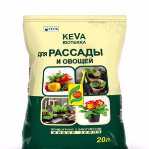 KEVA BIOTERRA для Рассады и Овощей 20л (5шт/уп) (185шт/Палет) ГЕРА