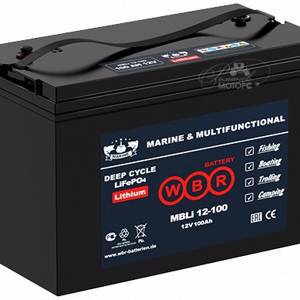 Аккумуляторная батарея WBR Marine Battery MBLi 12-100