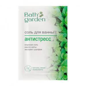 BATH GARDEN  Соль д/ванны АНТИСТРЕСС, 100гр (20 шт в упак)